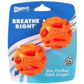 Chuckit Breathe Right Fetch Ball - Medium 2 count